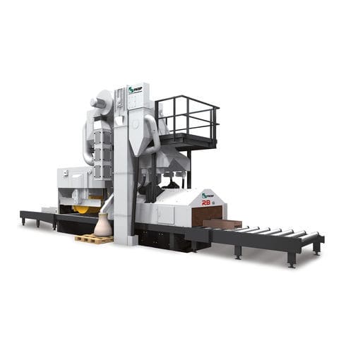 Granalladora con transportador de rodillos - RB G  - FICEP - de turbina / para perfiles / compacta