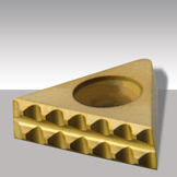 Plaquita de corte de carburo - SinterGrip   - OML - triangular