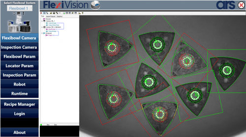 Software de calibración - FlexiVision - ARS s.r.l. socio unico - de mando / de base de datos / de filmación de inspección