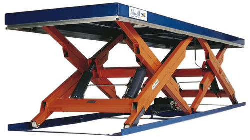 Mesa elevadora de tijera larga - Edmolift UK Ltd - hidráulica / estacionaria