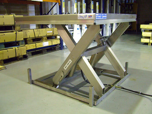 Mesa elevadora de tijera - Edmolift UK Ltd - hidráulica / estacionaria