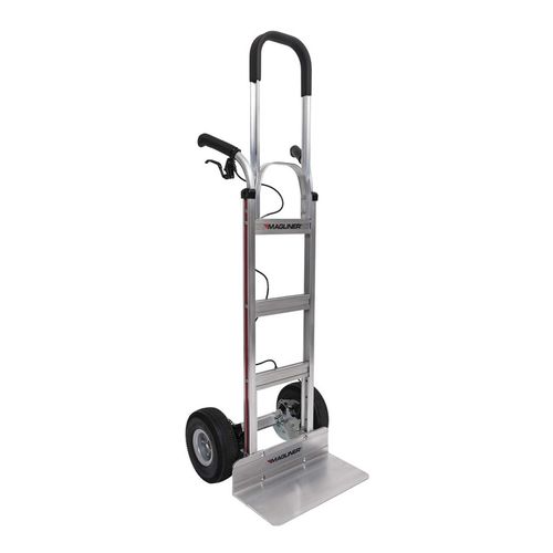 Carretilla de almacén para el transporte - PBAC16G2H-H  - Hand Trucks  Iberia S.L - de aluminio / con freno