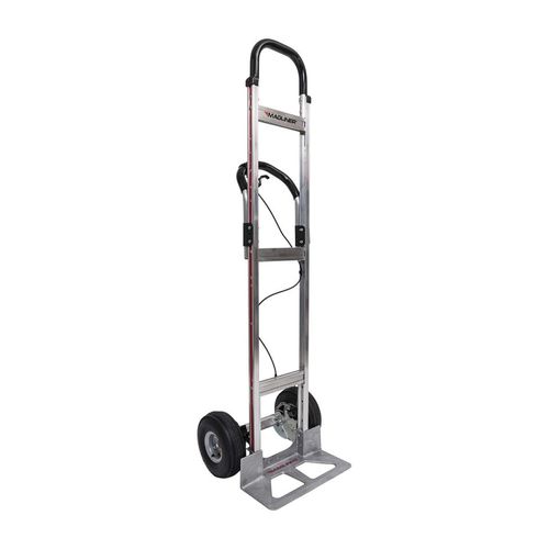 Carretilla de almacén para el transporte - PBA9B2UA4  - Hand Trucks  Iberia S.L - de aluminio / con freno