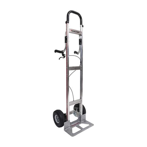 Carretilla de almacén para el transporte - PBA9B4UA4 - Hand Trucks  Iberia S.L - de aluminio / con freno