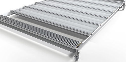 Protector de techo para máquina para centros de mecanizado - X-Velo - HEMA Maschinen- und Apparateschutz GmbH - de tela recubierta / translúcido