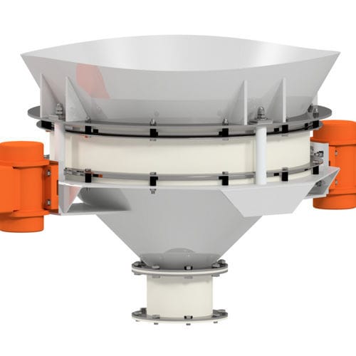 Extractor de fondo vibrante de acero inoxidable - SiloTray 1204 - Kubota Brabender Technologie GmbH