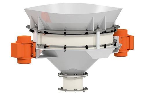 Extractor de fondo vibrante de acero inoxidable - SiloTray 904 - Kubota Brabender Technologie GmbH
