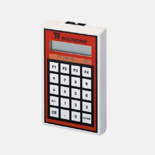 Terminal con teclado - PT-100-N - TR-Electronic GmbH - de pared / LCD / inalámbrico