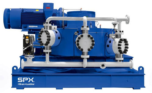 Bomba de membrana - NOVAPLEX Vector - Bran+Luebbe - para productos químicos / eléctrica / estacionaria