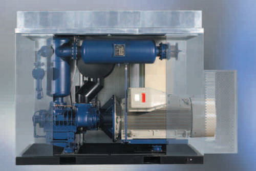Grupo compresor de aire - RKR series - RKR Gebläse und Verdichter GmbH - de tornillo / estacionario
