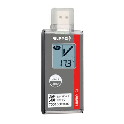 Indicador de temperatura - LIBERO CI - ELPRO-BUCHS AG - visualizador LCD / con alarma / USB