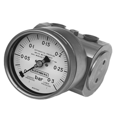 Manómetro diferencial - M24-4 - Budenberg - de esfera / de acero inoxidable / de fuelle