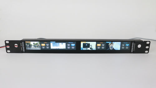 Monitor con pantalla táctil multipuntos - DM-132GN-OPUR01 - Densitron Technologies - 13" / QVGA / en bastidor