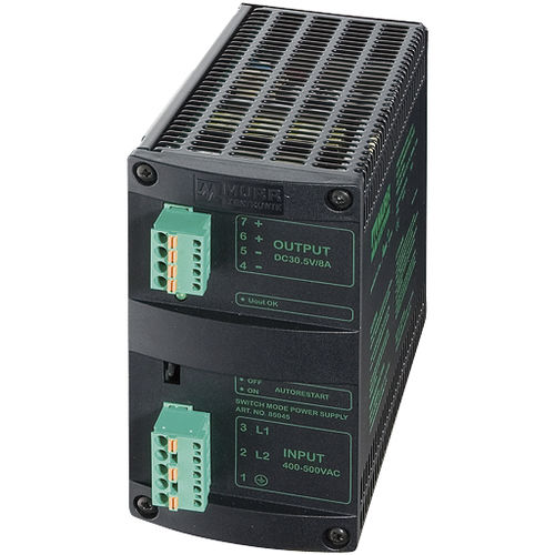 Alimentación eléctrica en riel DIN - MCS series - MURRELEKTRONIK - AC/DC / bifásica / monofásica
