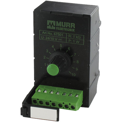 Potenciómetro multivuelta - MPOT series  - MURRELEKTRONIK - manual / electrónico / para montaje sobre riel DIN