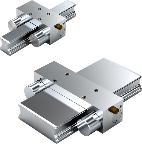 Unidad de fijación neumática - MKS series - Bosch Rexroth - Linear Motion Technology - de raíles / de acero