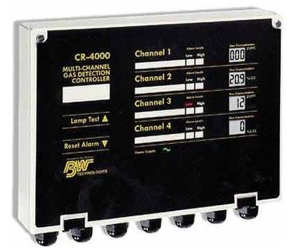 Central de detección de gas multicanales - BW Technologies