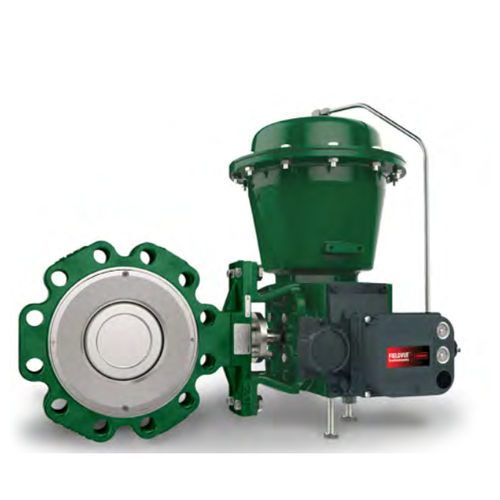 Válvula de mariposa - 8590 - FISHER REGULATORS - con control neumático / eléctrica / con control hidráulico