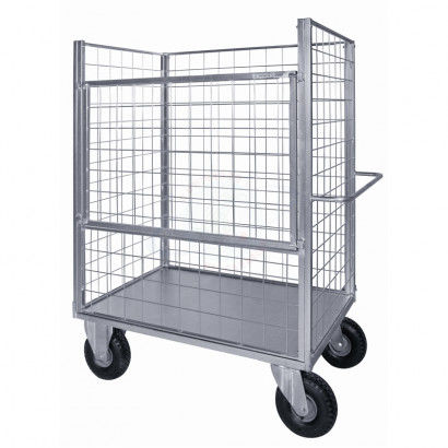 Carro de almacenamiento - 078A - CARMECCANICA - de metal / de plataforma / con plataforma con rejilla