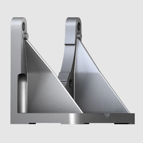 Soporte en escuadra de fijación - PTFL - KTR - de aluminio / vertical