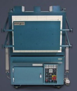 Horno de mufla - EMF-F - Morgan Molten Metal Systems - de tipo armario / eléctrico / automático