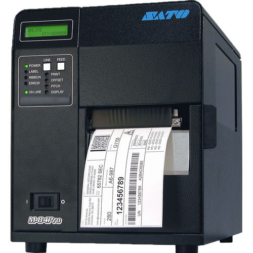 Impresora de etiquetas de transferencia térmica - M84Pro series - SATO America - de mesa / industrial