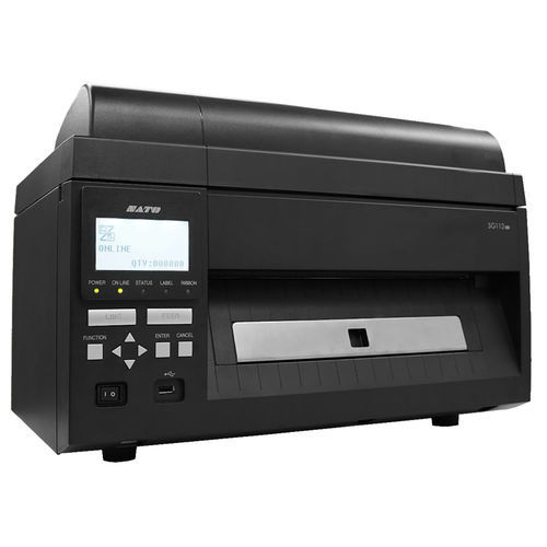 Impresora de etiquetas de transferencia térmica - SG112-ex - SATO America - de mesa / industrial