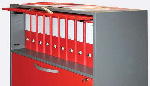 Puerta levadiza corredera - FR 136 - Fulterer - de acero / para interior / industrial