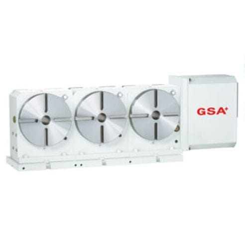 Mesa rotativa accionada por motor - CNC-200R-3W - GSA TECHNOLOGY - horizontal / para mecanizado / CNC