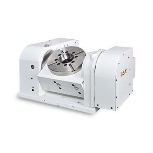 Mesa rotativa accionada por motor - CNCT-100 - GSA TECHNOLOGY - inclinable / para mecanizado / compacta