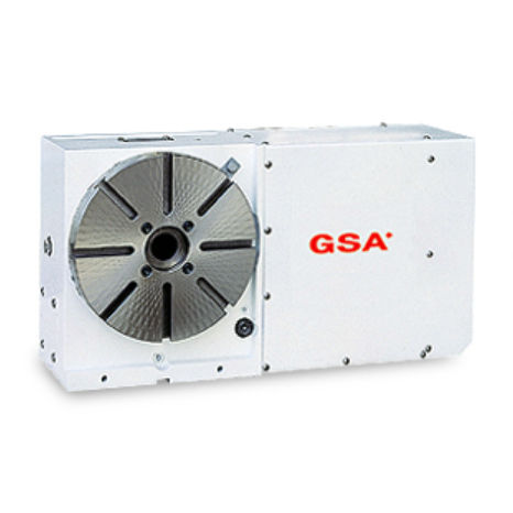 Mesa rotativa accionada por motor - NCF-250R - GSA TECHNOLOGY - horizontal / para centro de mecanizado / compacta