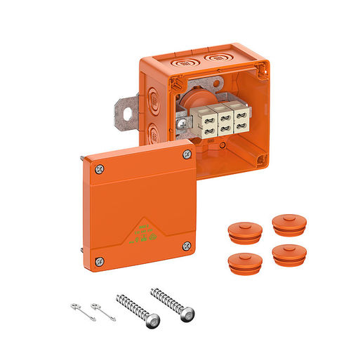 Caja de conexiones de pared - WKE 2 - Duo 3 x 4² - Spelsberg - libre de halógenos / resistente al fuego / IK 08