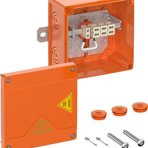 Caja de conexiones de pared - WKE 4 - 3/3 x 6² 1SB - Spelsberg - libre de halógenos / resistente al fuego / resistente a las intemperies