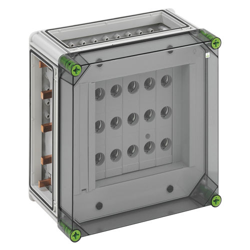 Caja de pared - GSN 225-250  - Spelsberg - rectangular / de policarbonato / para fusibles tipo DO neozed
