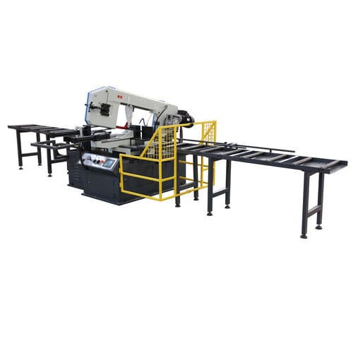 Máquina de aserrar de cinta - BS-460GB - Tengzhou Tri-Union Machinery Co., Ltd. - horizontal / para metales / semiautomática
