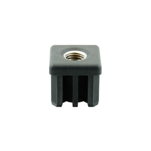 Inserto roscado - WDS 689 series - WDS Component Parts - de plástico / cuadrado / para extremos de tubos redondos