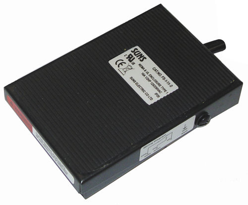 Interruptor de pedal de control - FS-1-15D - SUNS - eléctrico / 1 pedal / compacto