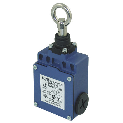 Interruptor de seguridad encriptado - SN2170 - SUNS - con tracción de cable / unipolar / con indicador luminoso