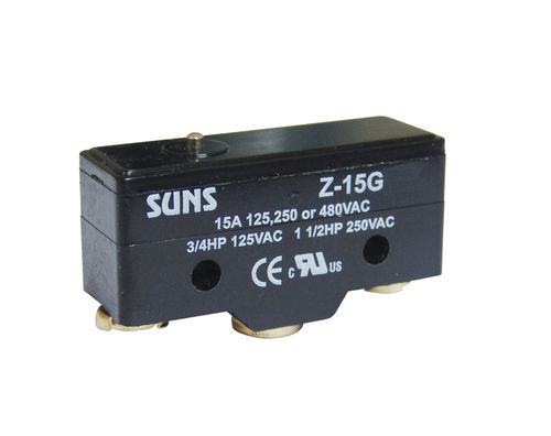 Microrruptor de muelle - Z-15G - SUNS - unipolar / industrial / de uso general