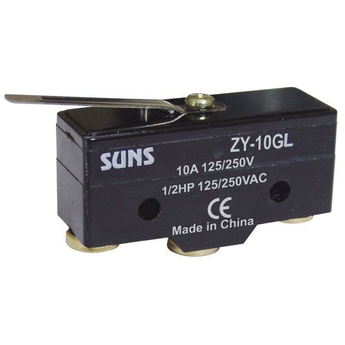 Microrruptor de palanca - SUNS - 2 polos / industrial / con caja