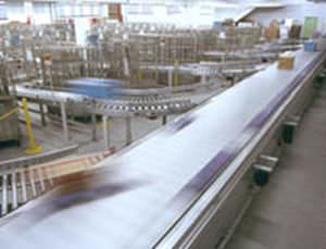 Clasificador automatizado - 165 m/min - Daifuku webb - de cajas / lineal