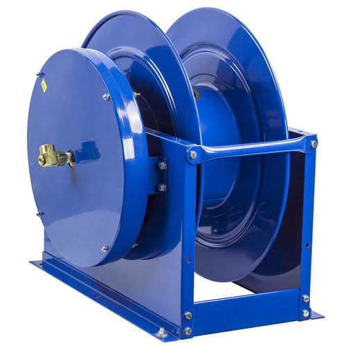 Enrollador de tubo - DP SERIES - Coxreels - retráctil / con doble pedestal / abierto