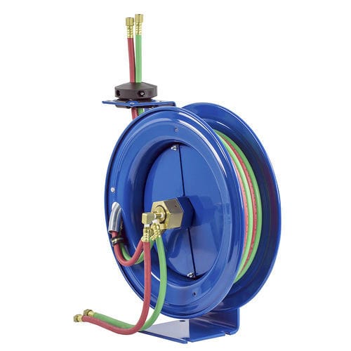 Enrollador de tubo - P-W SERIES - Coxreels - retráctil / para soldadora por gas / para instalación en pared