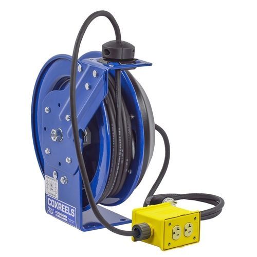 Enrollador de cables - PC SERIES - Coxreels - retráctil / para uso intensivo / fijo