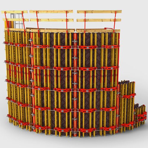 Encofrado circular - RUNDFLEX - PERI - de tabiques