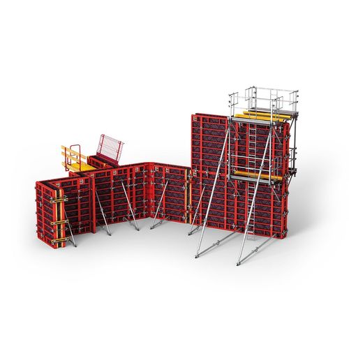Encofrado ligero - TRIO - PERI - de tabiques / de aluminio / de gran altura