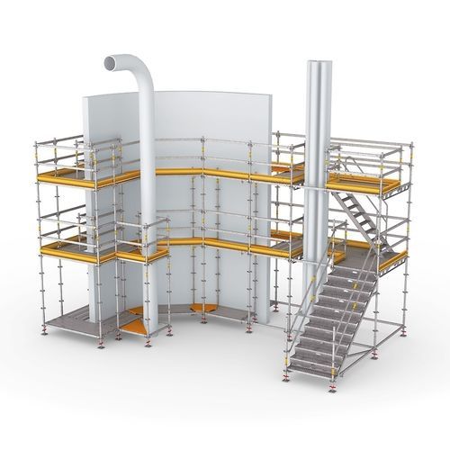 Andamio fijo - PERI UP Flex - PERI - de fachada / modular