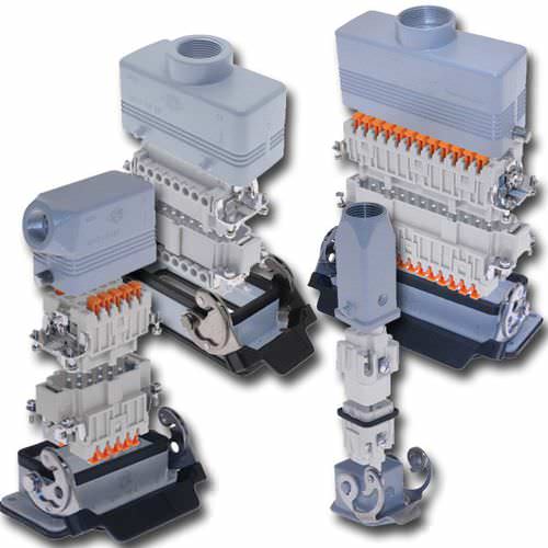 Conector RF - MQLS-16IO25   - Mencom Corporation - rectangular / hembra / macho