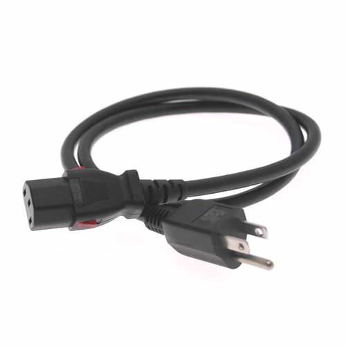 Cordón eléctrico con toma - D-515-C13L-03 - Mencom Corporation