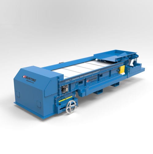 Transportador de cinta magnética - SSSC® - BUNTING - horizontal / para selección / para chatarra